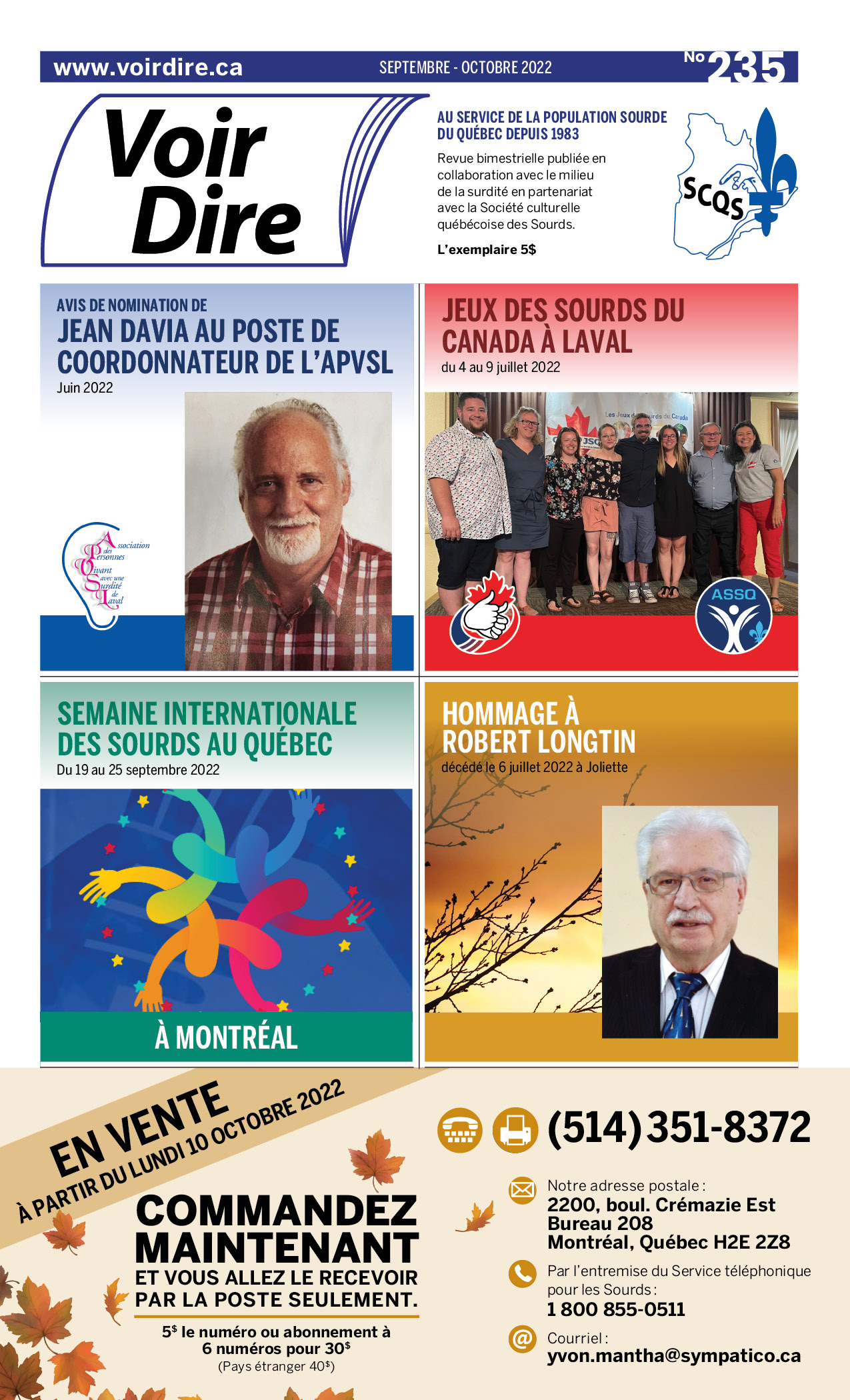 No 235, septembre-octobre 2022